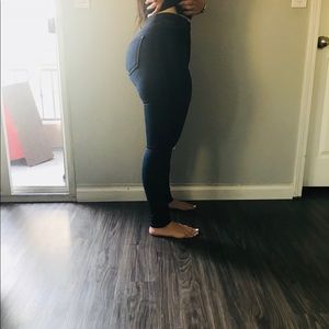 Classic high waist jeans dark wash